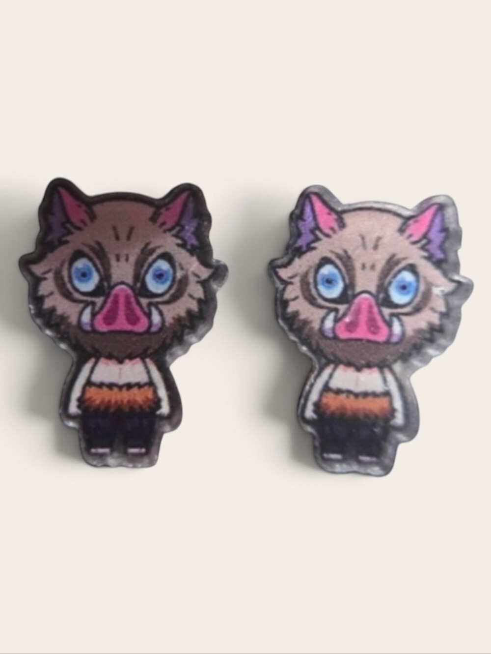Demon Slayer Inosuke Hashibira Earrings